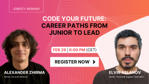 Information about webinar on IT Career paths and about speakers